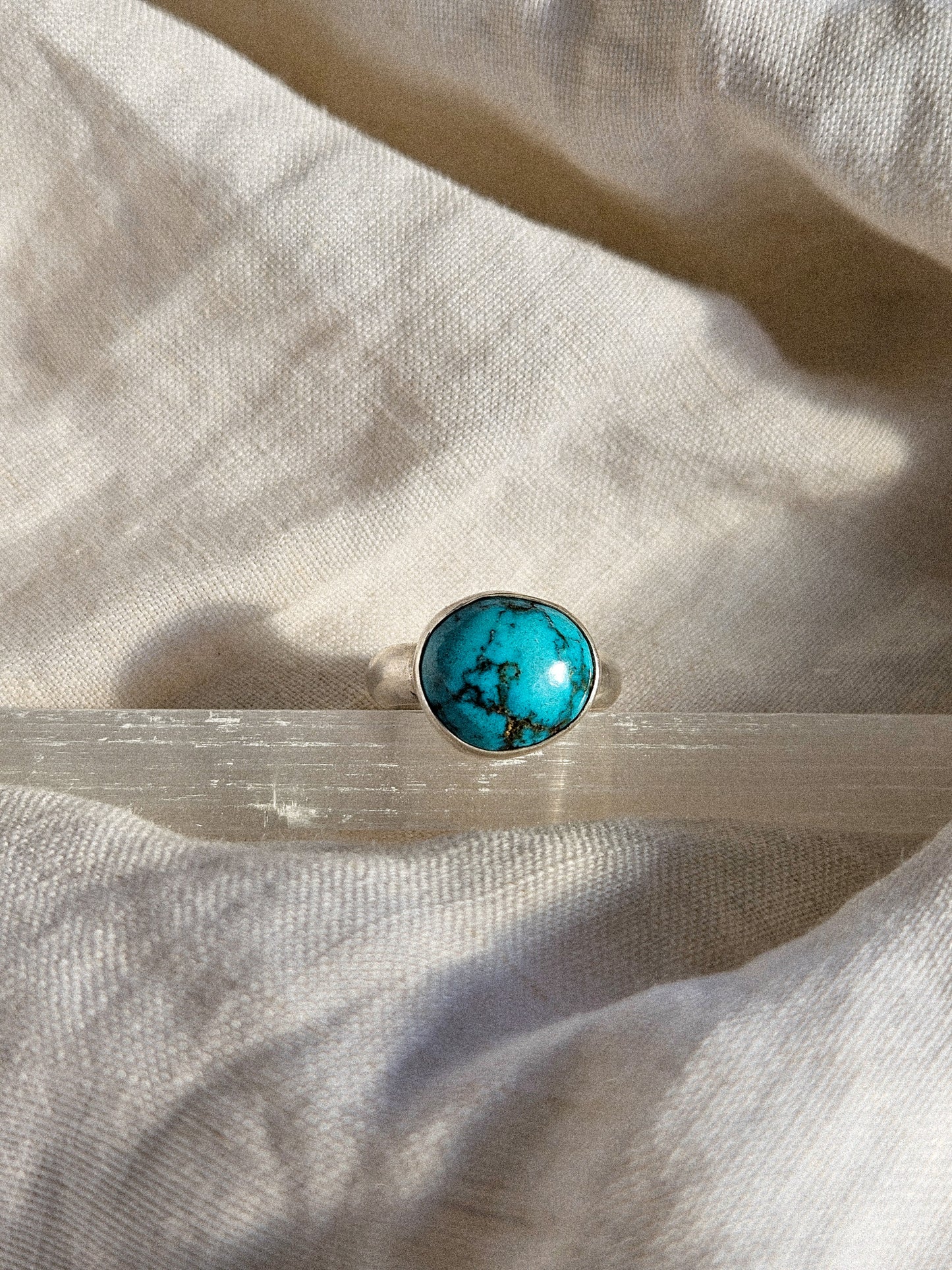 SKY POND RING - HUBEI TURQUOISE SZ 7.25