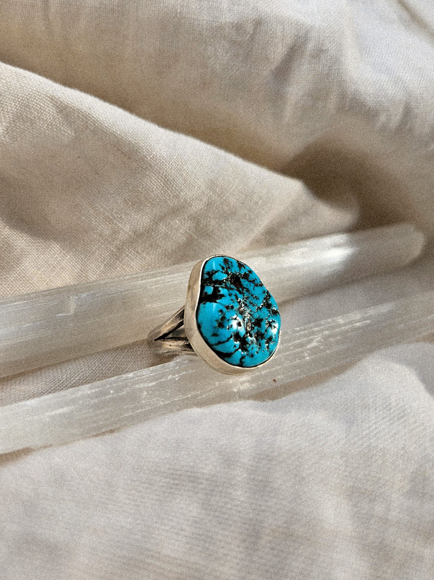 KINGMAN NUGGET TURQUOISE RING LARGE - SZ 8