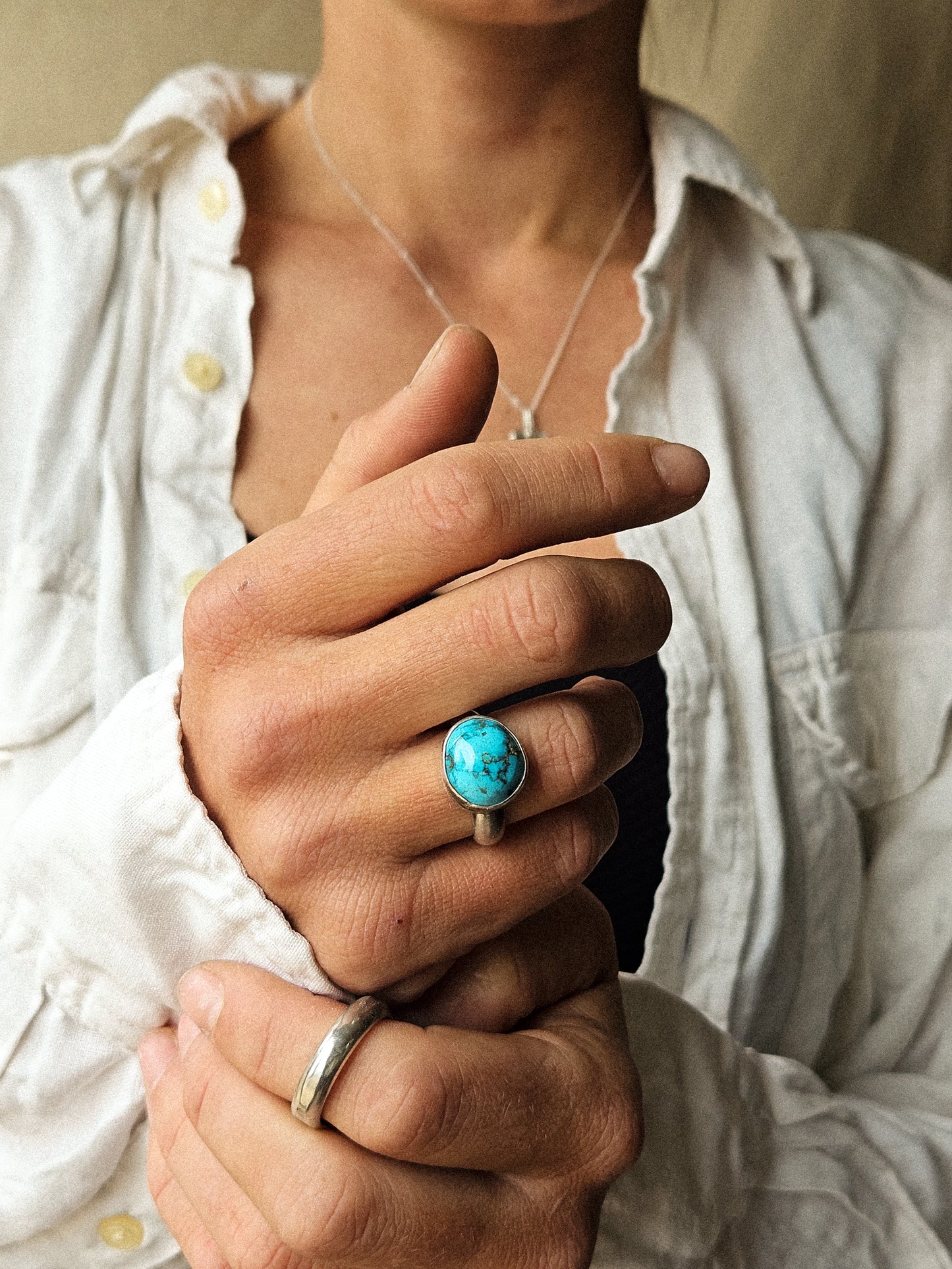 SKY POND RING - HUBEI TURQUOISE SZ 7.25