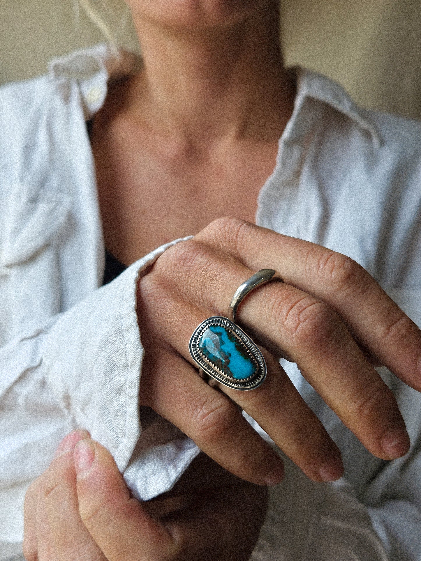 BEAMS RING - PERSIAN TURQUOISE SZ. 7